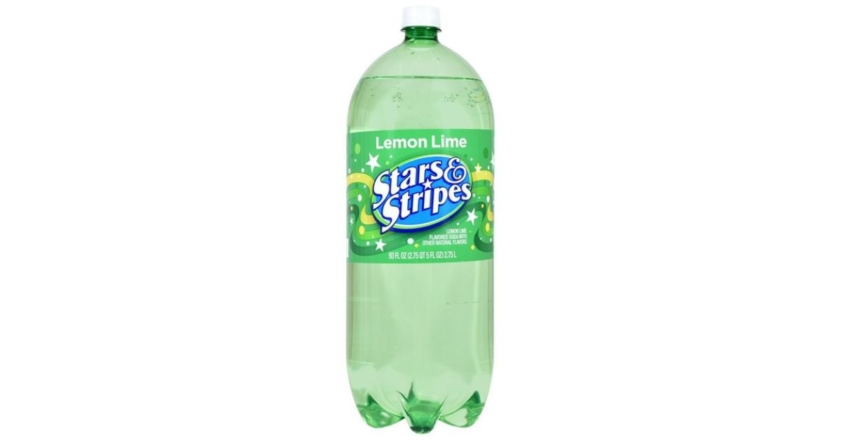 stars stripes lemonlime soda