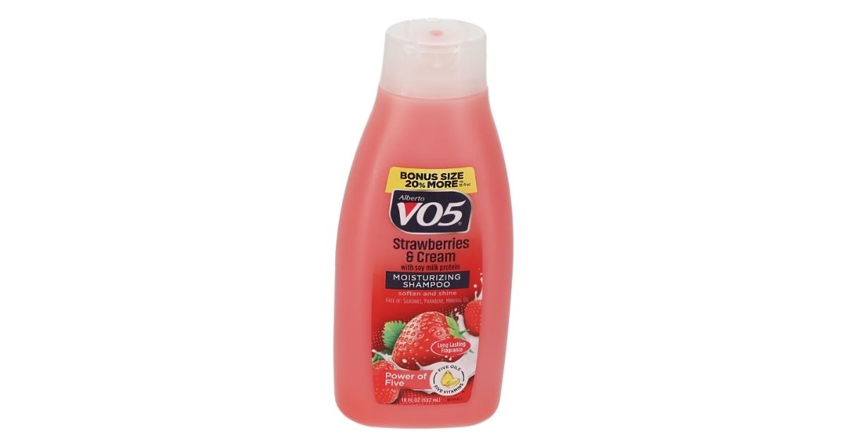 strawberries cream moisturizing shampoo