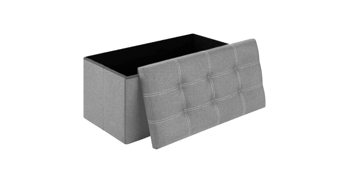 folding storage ottoman bench