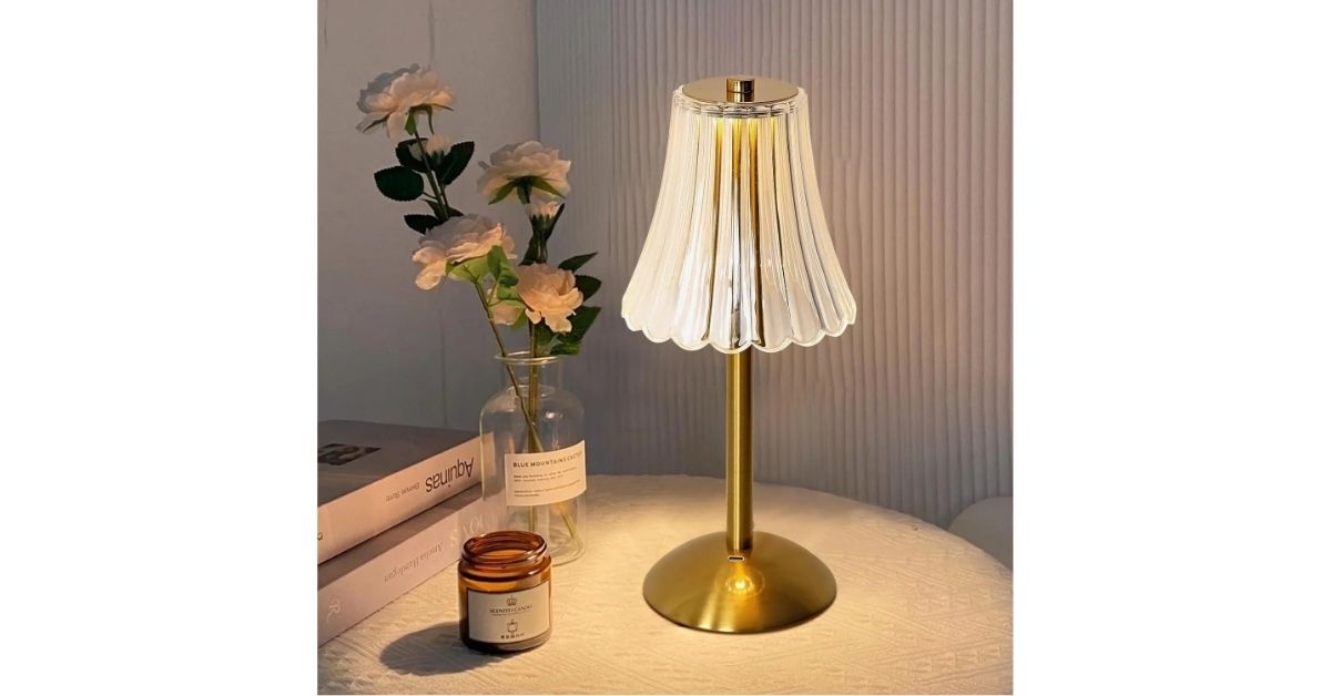 crystal table lamp