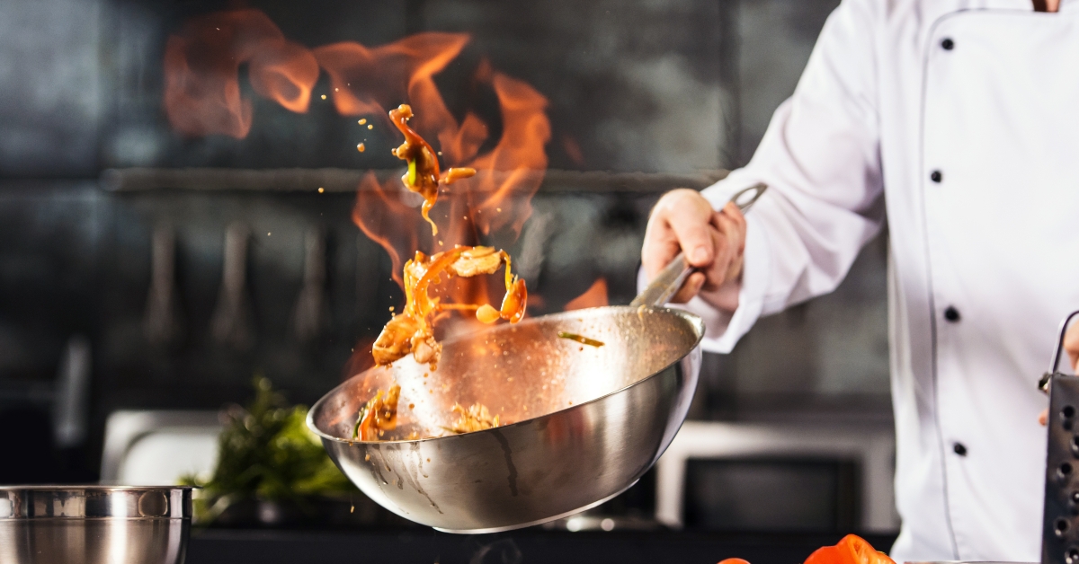 chef cook food