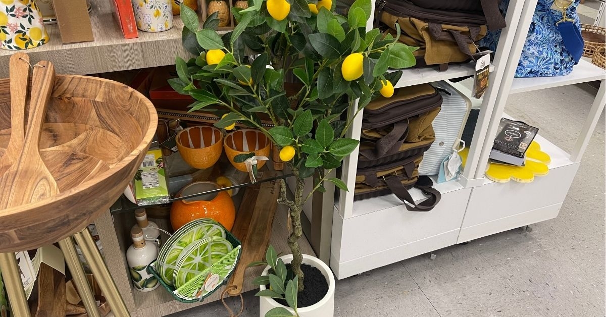 faux lemon tree