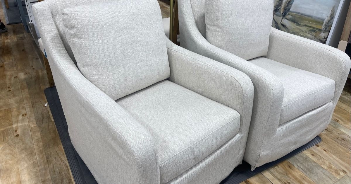 lillian august swivel glider