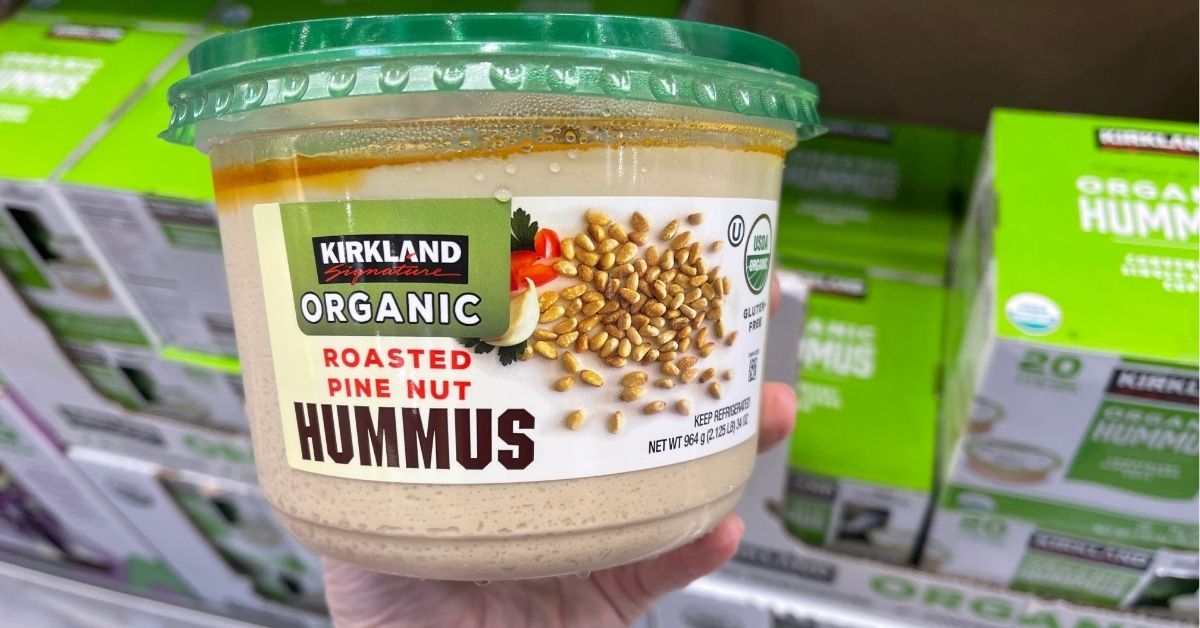 organic pine nut hummus