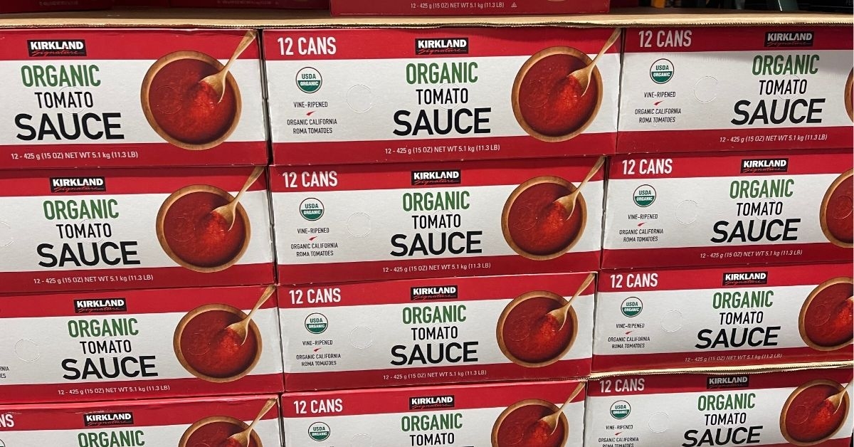 organic tomato sauce
