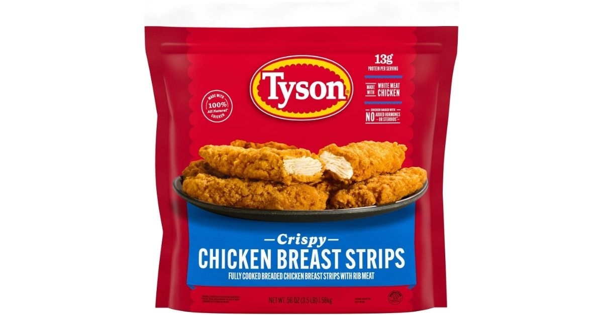tyson crispy chicken breast strips