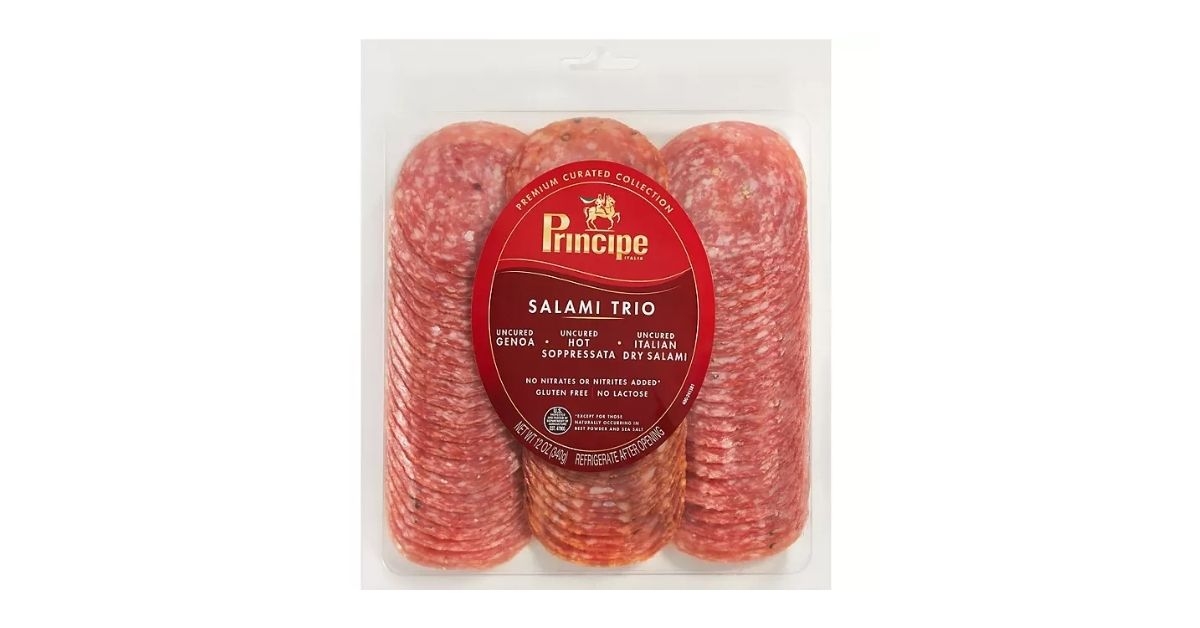 pack of uncured salami trio