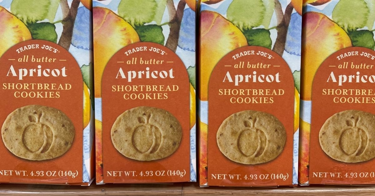 all butter apricot shortbread cookies