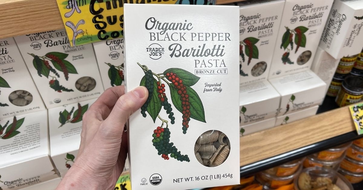 organic black pepper barilotti pasta