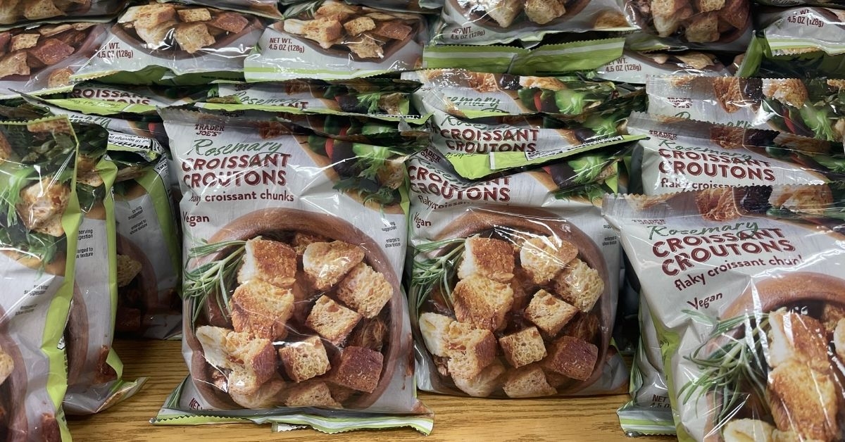 rosemary croissant croutons