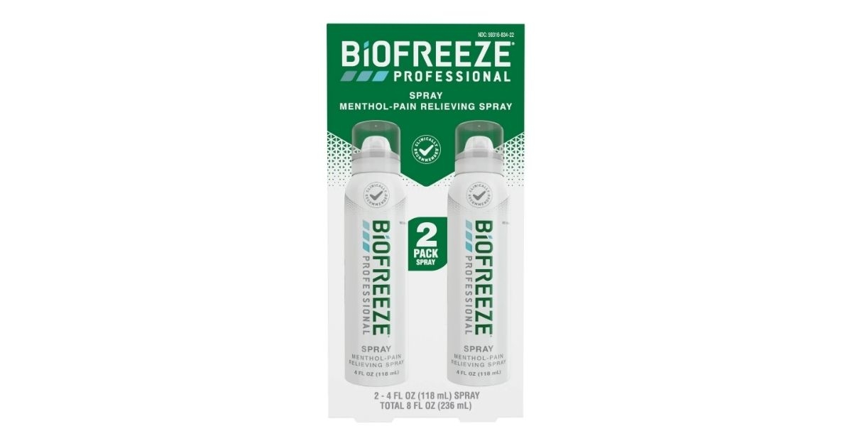 biofreeze menthol pain relief spray