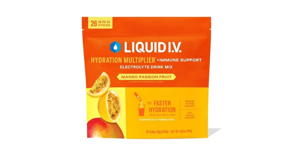 liquid iv immune electrolyte drink mix