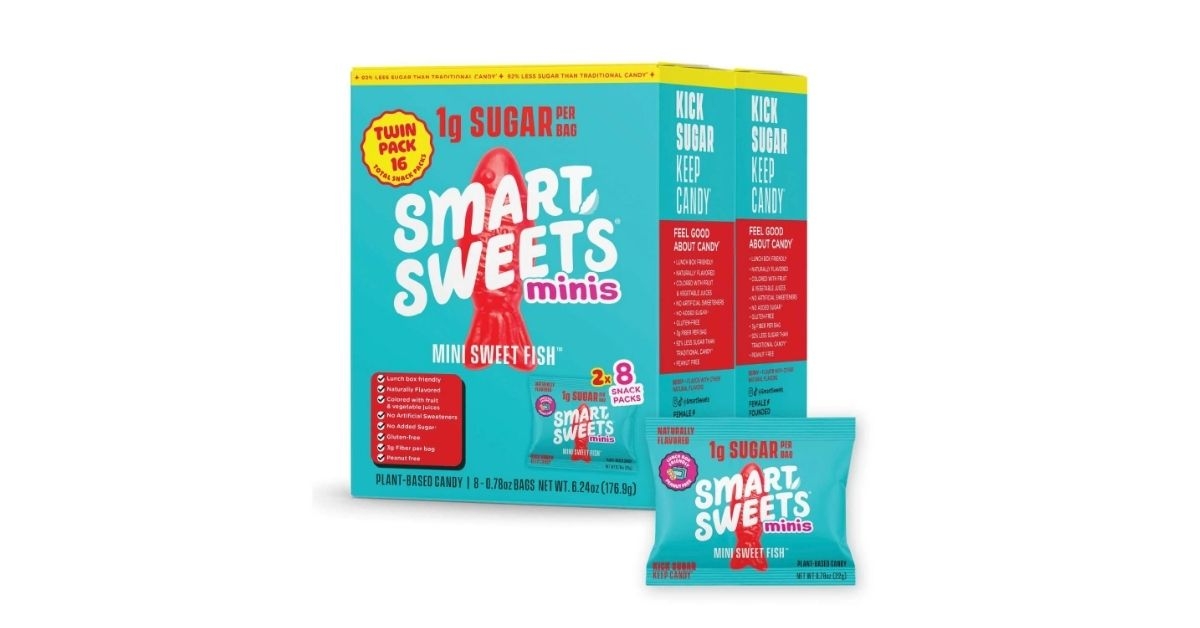 a pack of mini sweet fish
