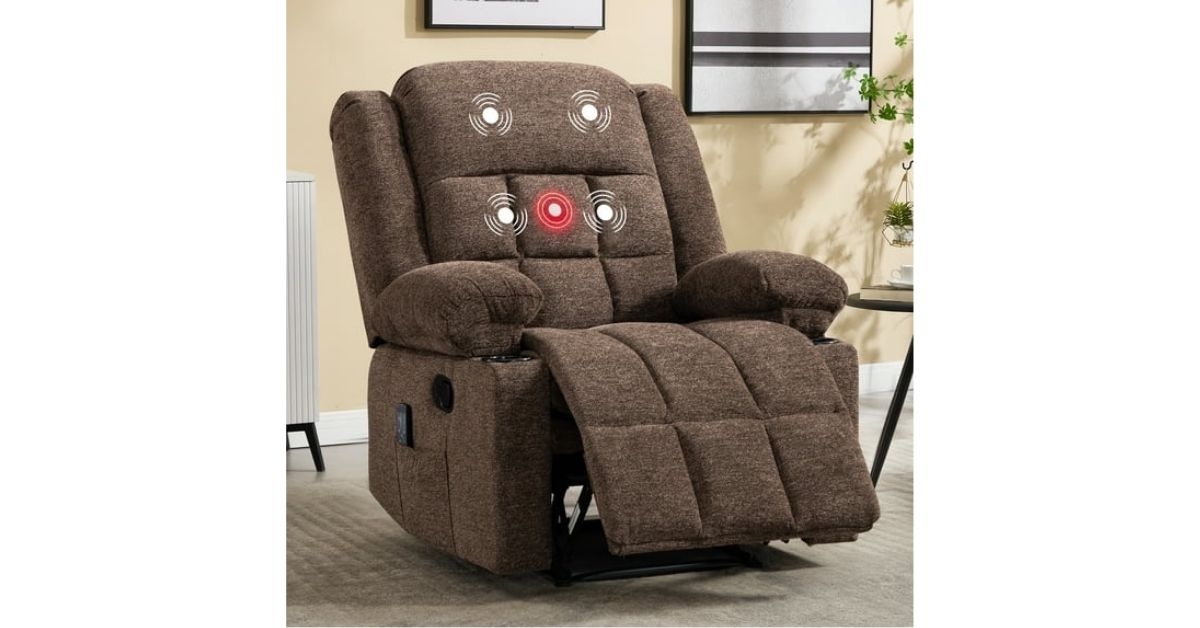 ebello fabric manual recliner