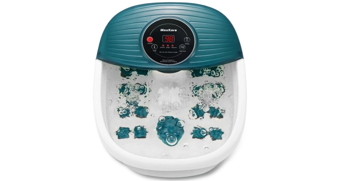 maxkare foot spa bath massager