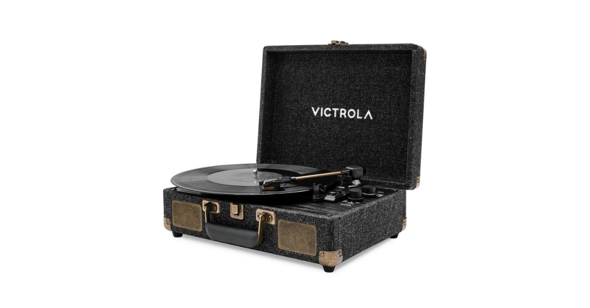 victrola portable record player