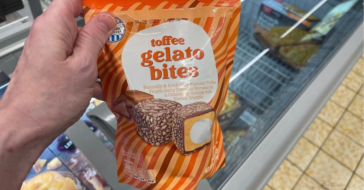 toffee gelato bites