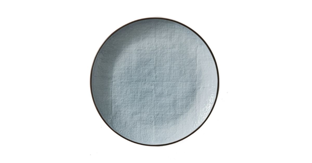 denim murphy stoneware dinner plate