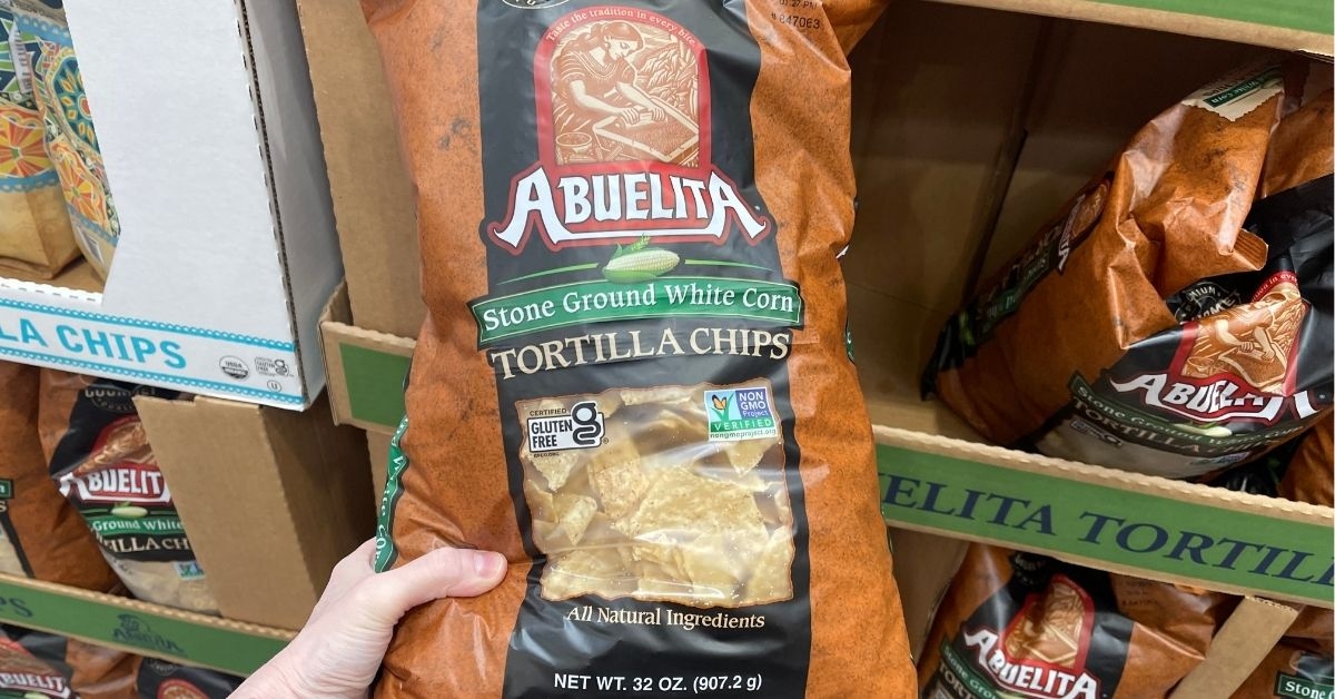 stone ground white corn tortilla chips