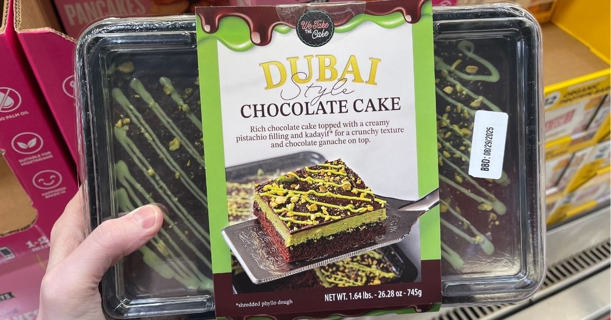 dubai style chocolate cake