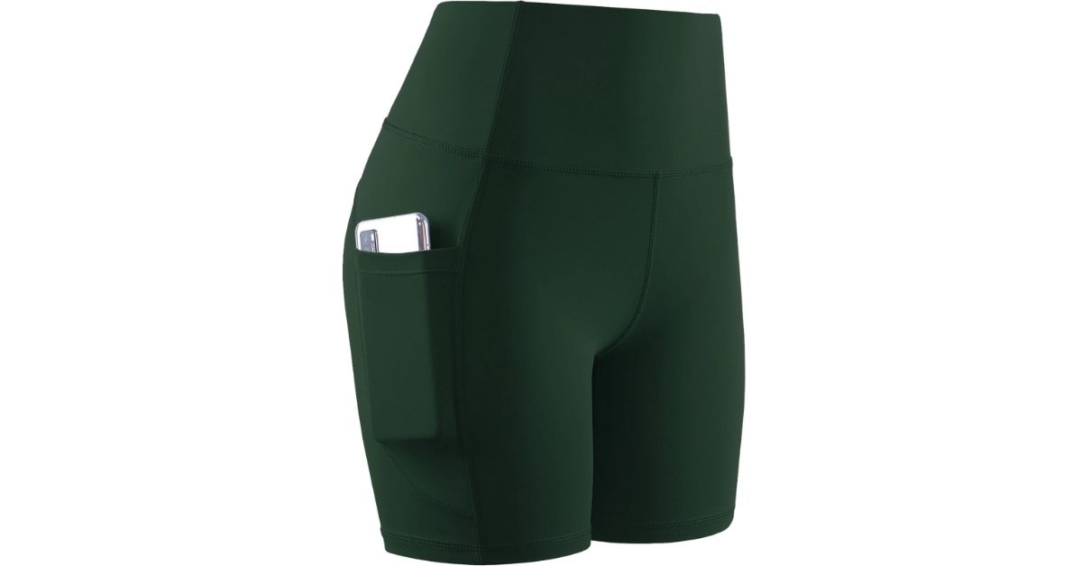 high waist yoga shorts