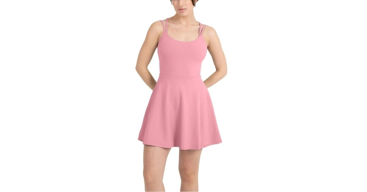 ultraluxe strappy tennis dress