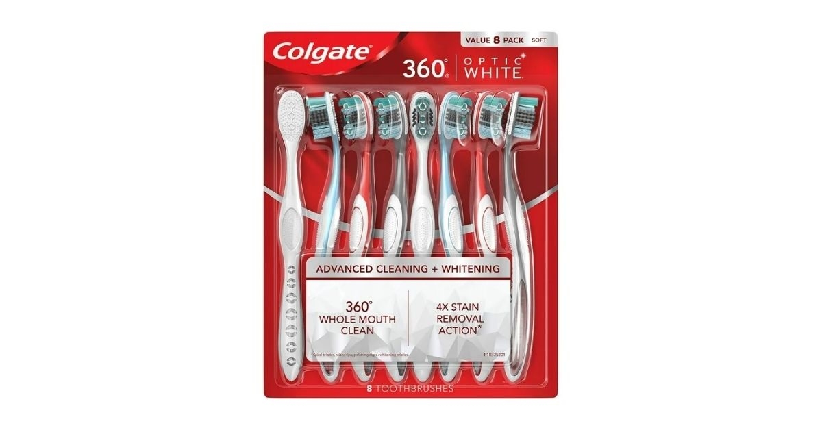 a set of soft manual toothbrush