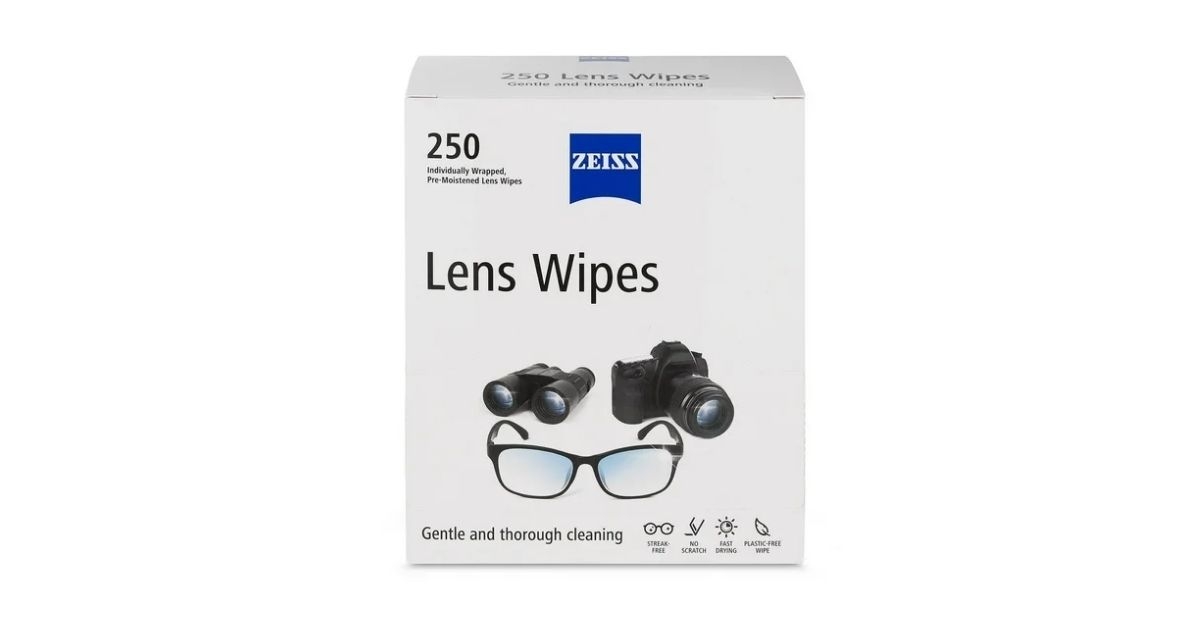eyeglass lens cleaning wipes