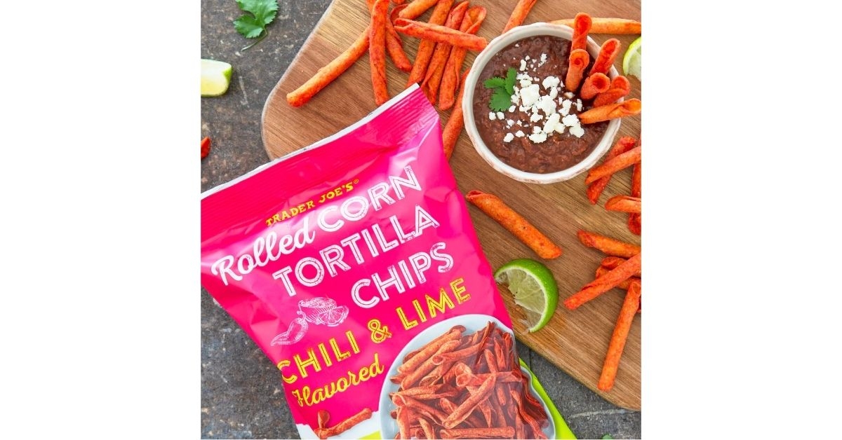 lime flavored corn tortilla chips