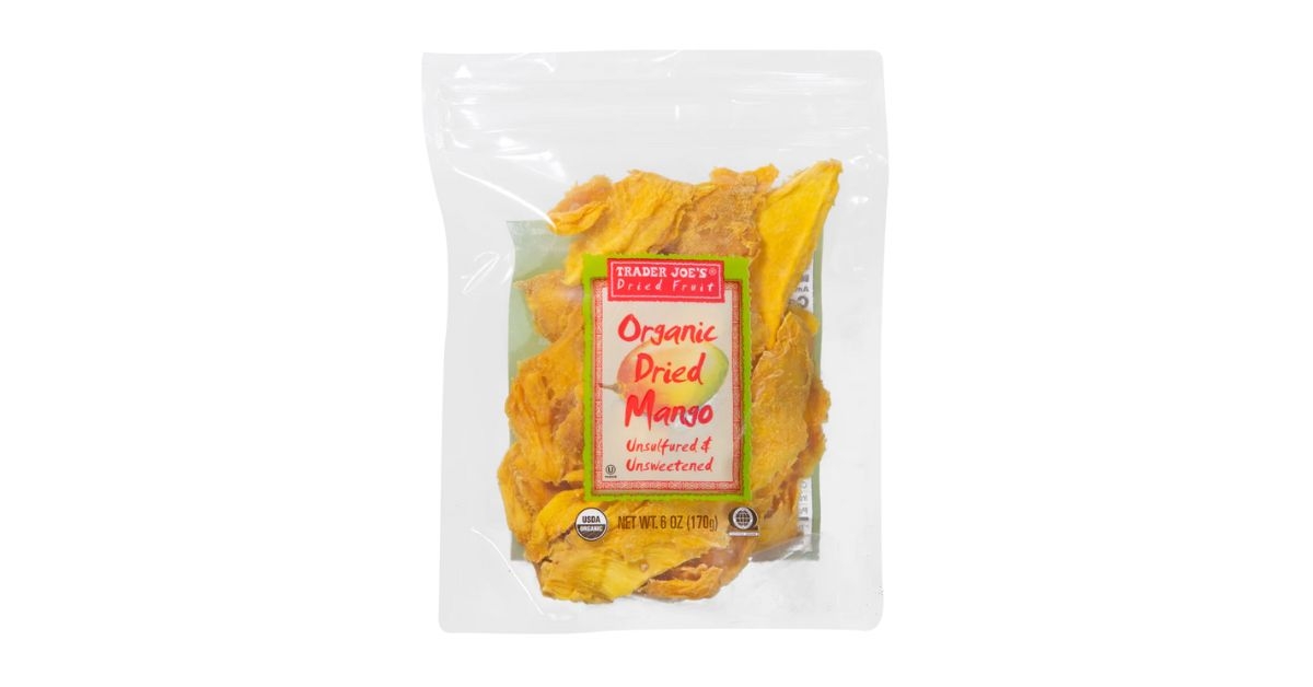 organic dried mango