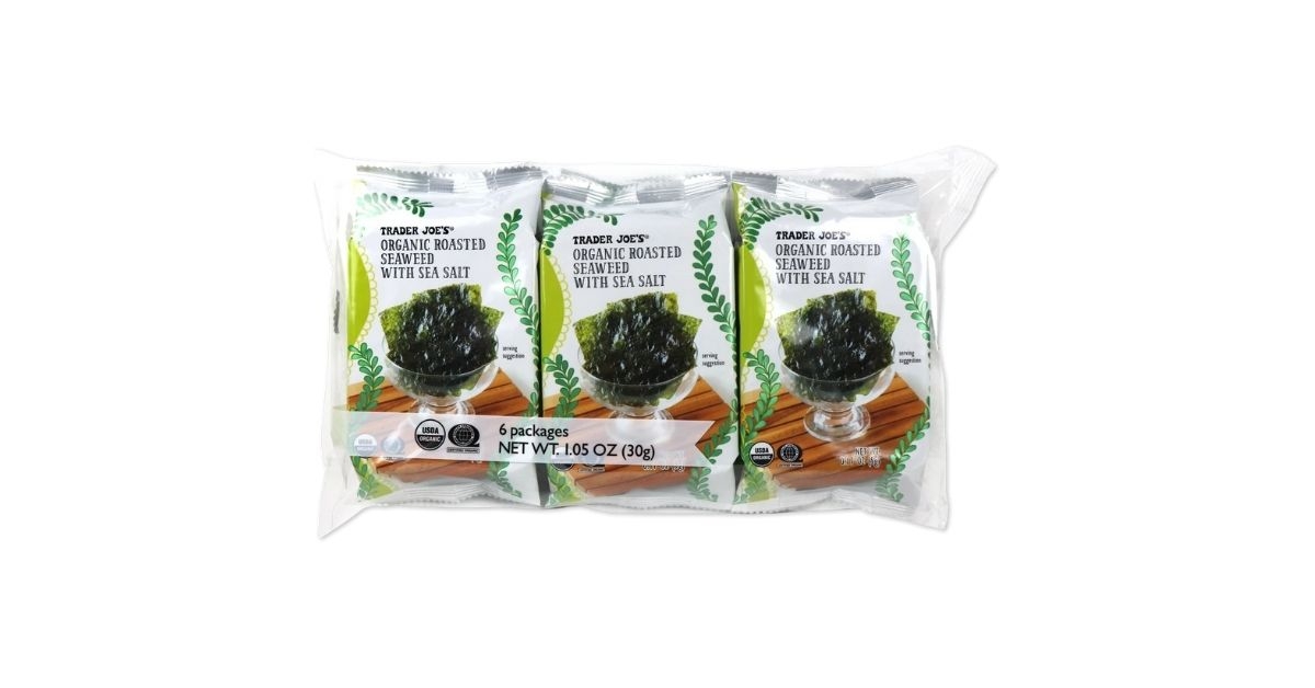 packs of seaweed with sea salt