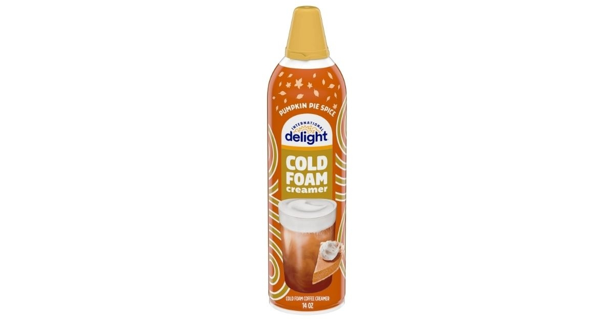 pumpkin pie spice cold foam coffee creamer
