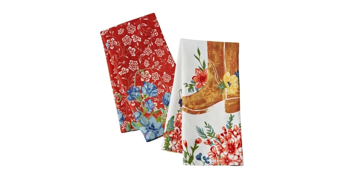 walmart the pioneer kitchen towels