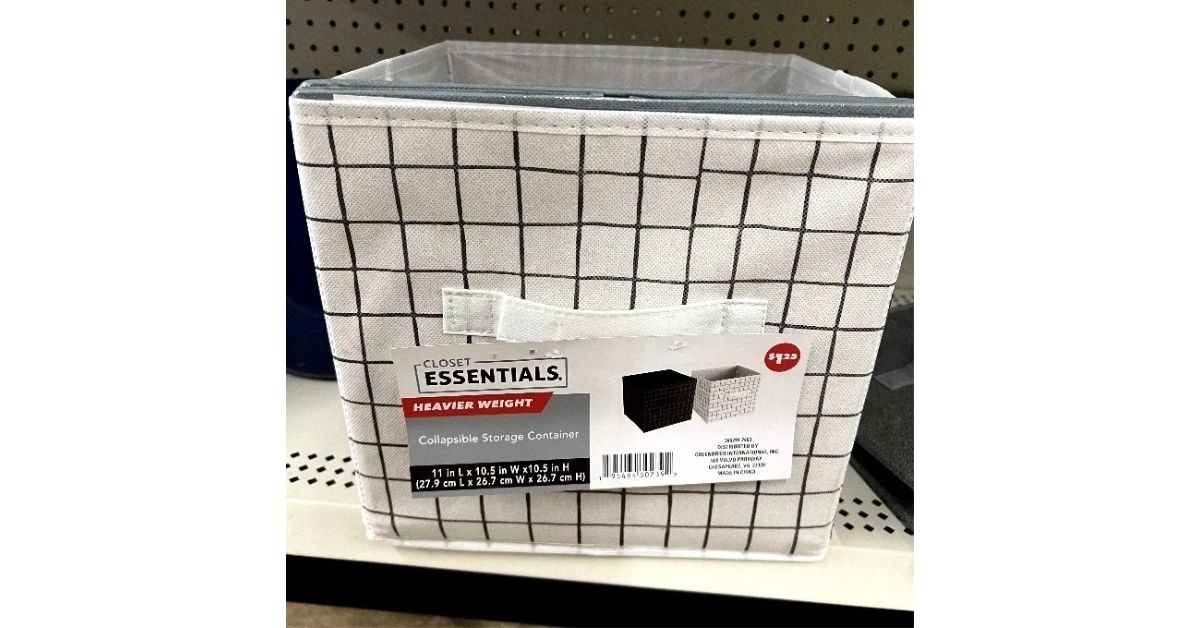 Closet Essentials Collapsible Storage Container
