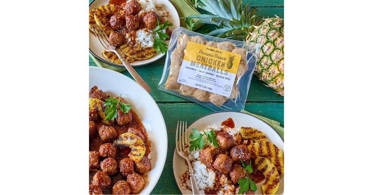 pineapple teriyaki chicken meatballs
