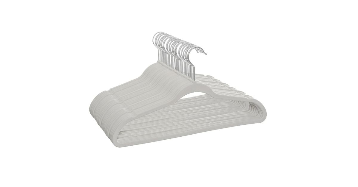 velvet clothing hangers