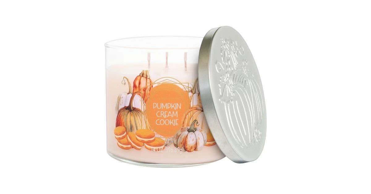 pumpkin cream cookie candle
