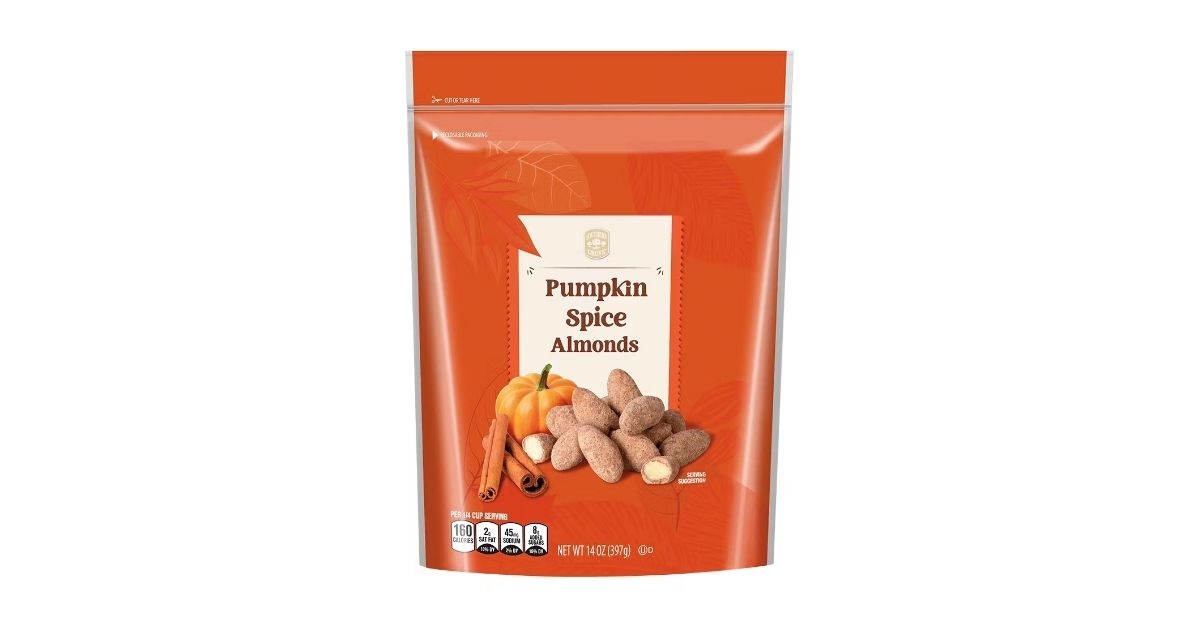 pumpkin spice almonds