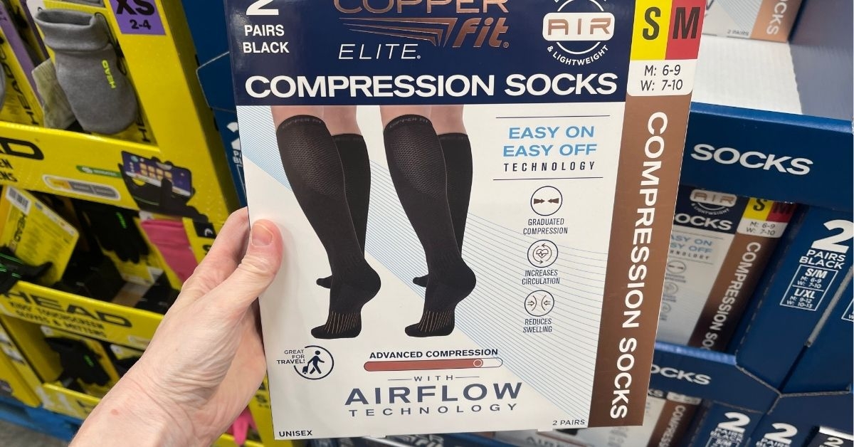 copper fit compression socks