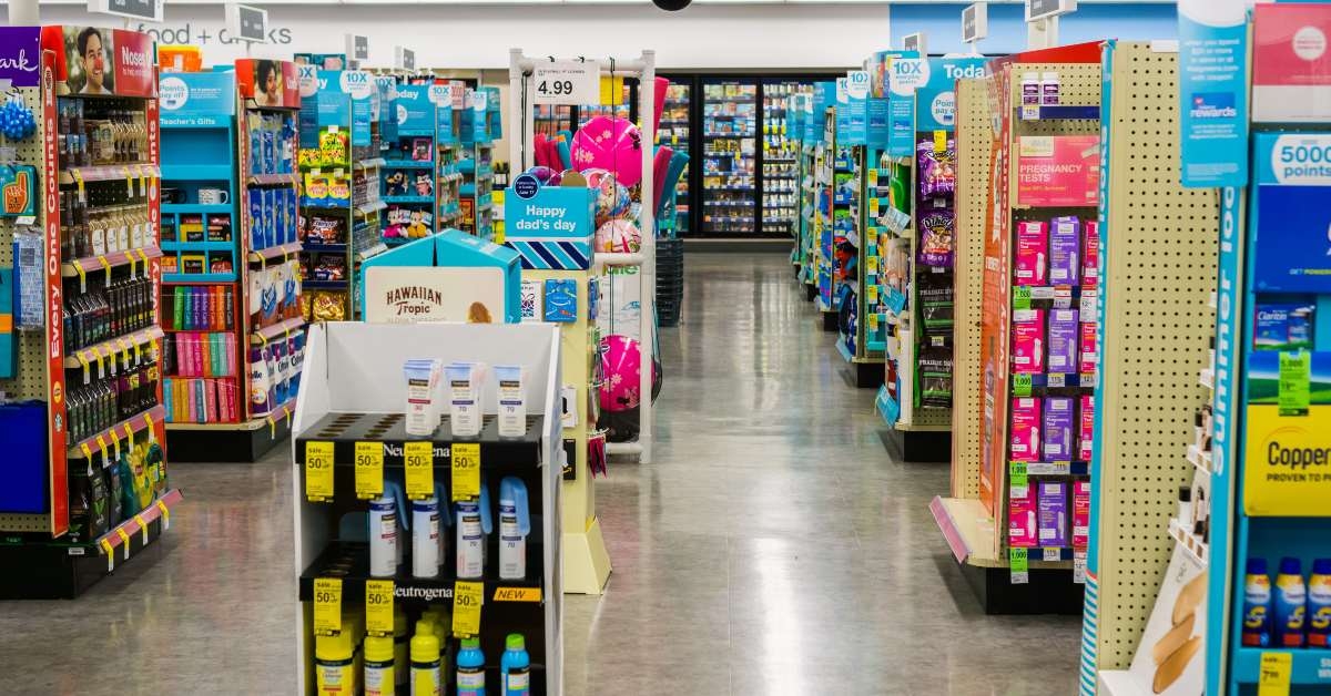 indoor view of one of the walgreens stores