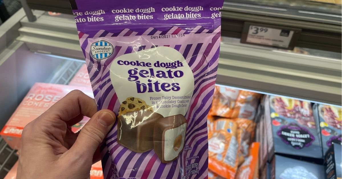 cookie dough gelato bites