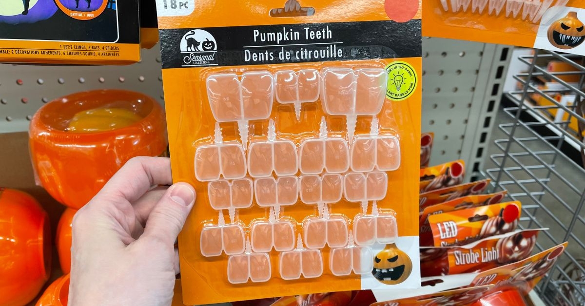 seasonal collection pumpkin teeth