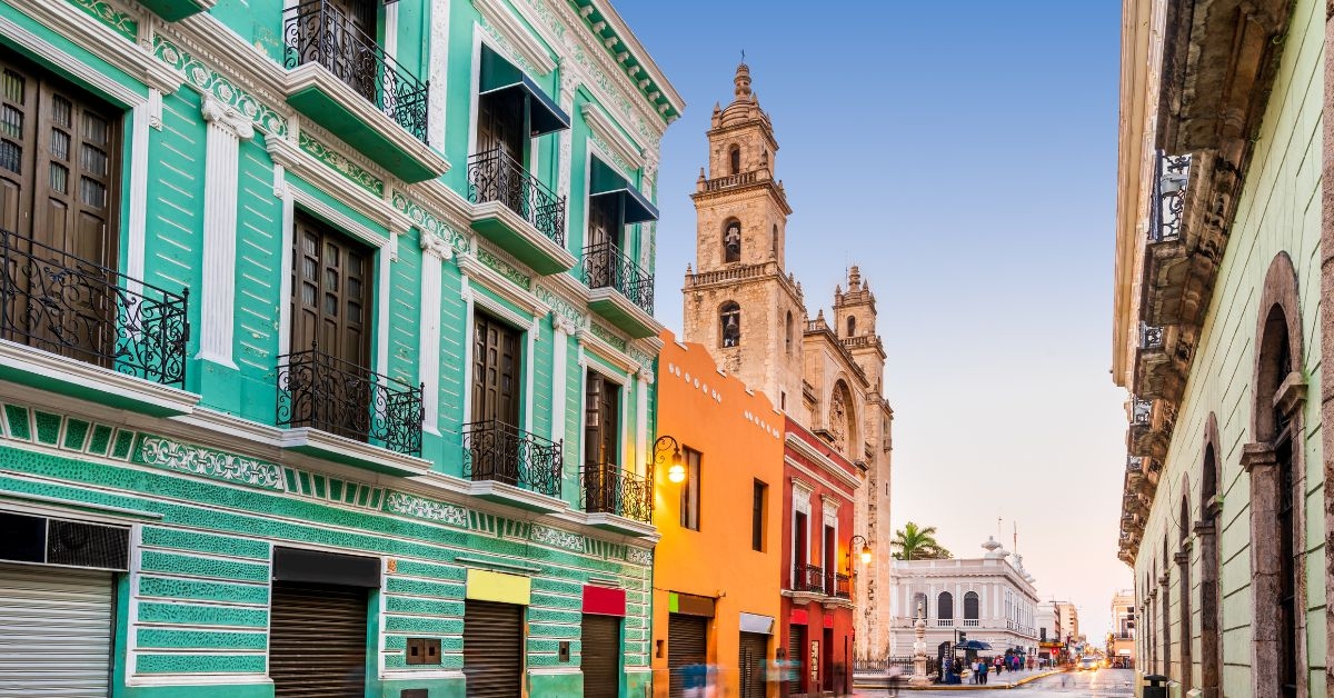 buildings in merida mexico