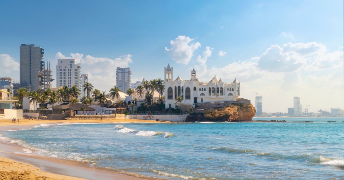 beach view of mazatlan mexico