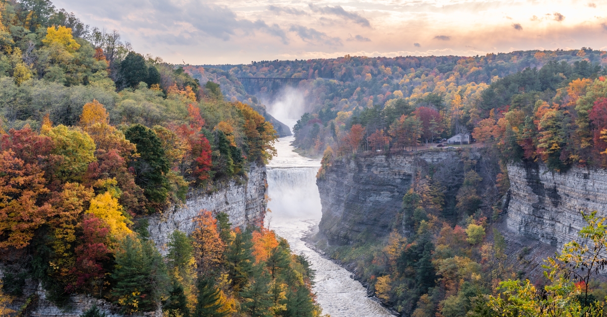 Autumn View of Letchworth State Park