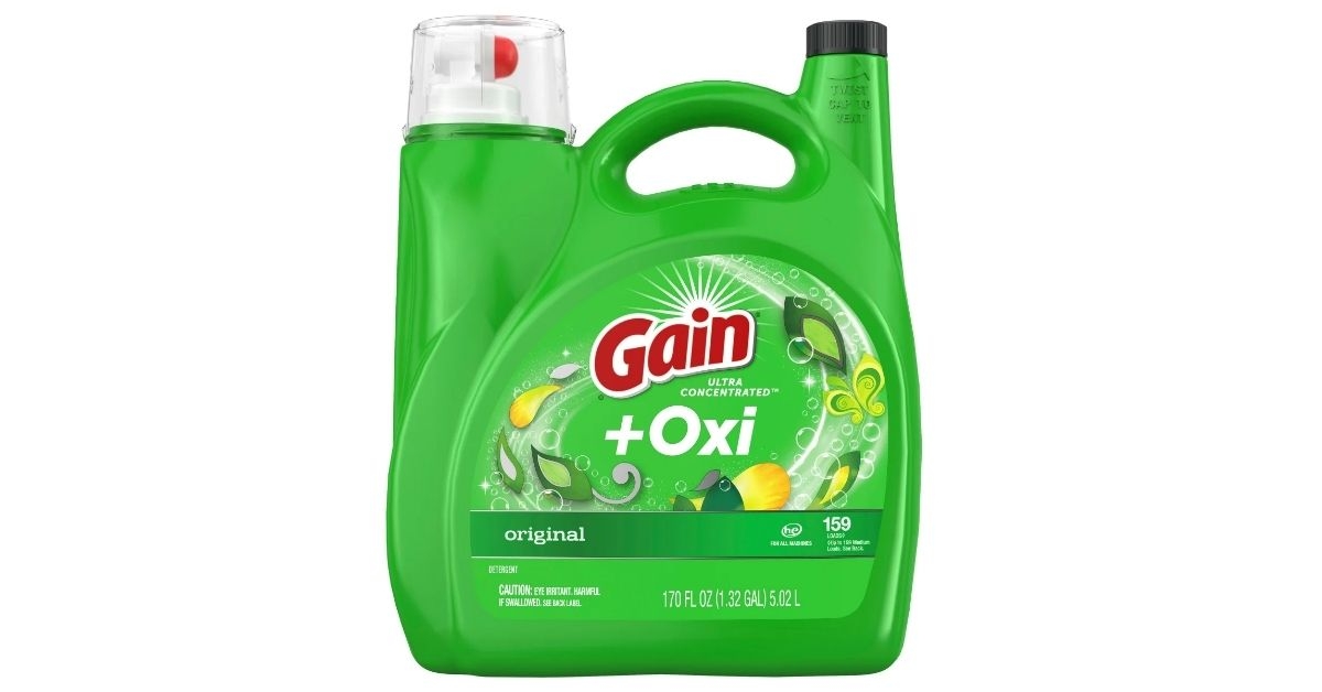 Gain + Oxi Laundry Detergent