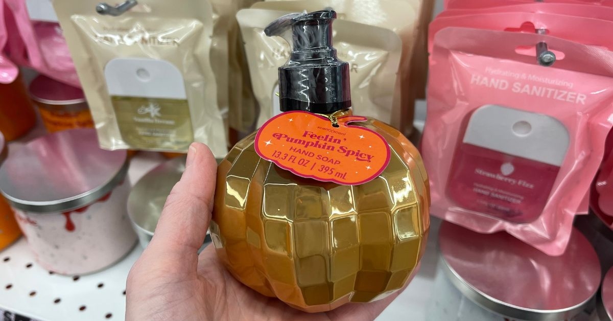 feelin pumpkin spicy hand soap