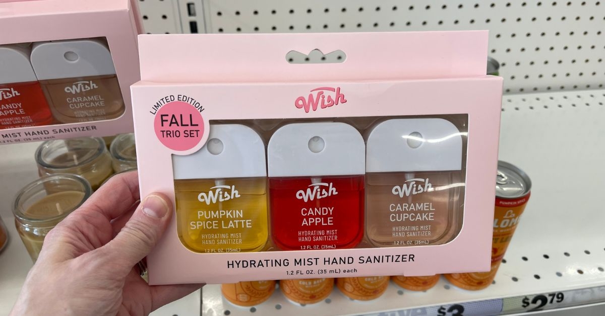 wish fall trio hand sanitizer set