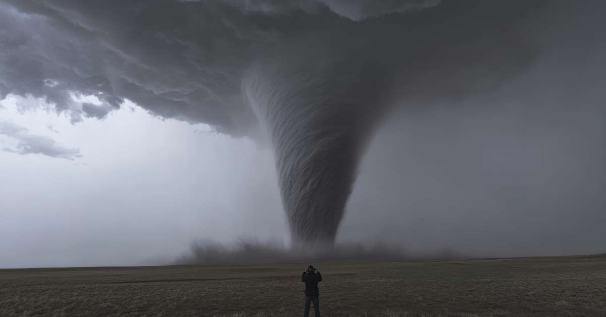 a massive tornado