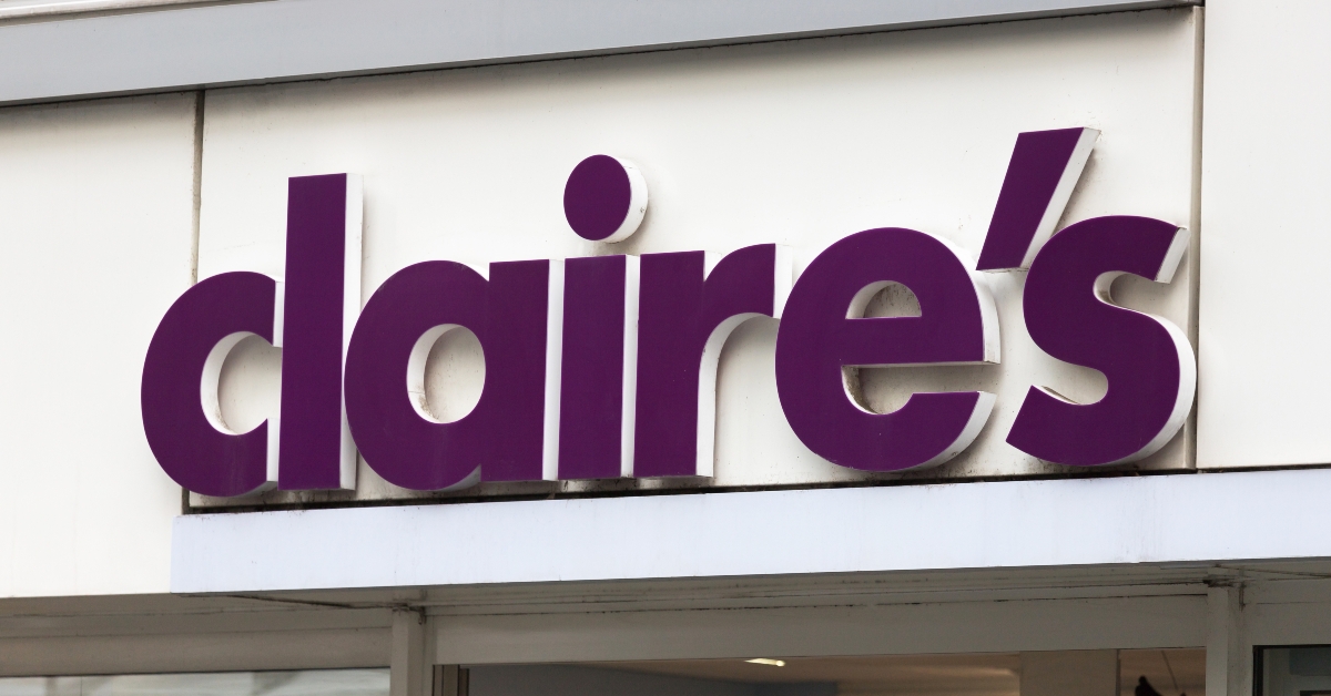 claires shop sign cologne germany 